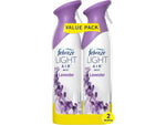 Febreze AIR LIGHT Air Freshener Aerosol, Lavender Scent, 8.8 fl. oz., 2/Pack (80657)