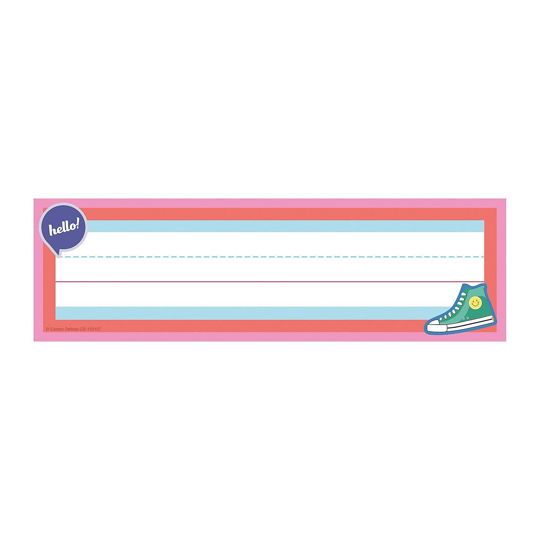 Carson Dellosa Education We Stick Together School Name Plates, 9.5" x 2.875", 36/Pack, 6 Packs/Bundle (CD-122157-6)