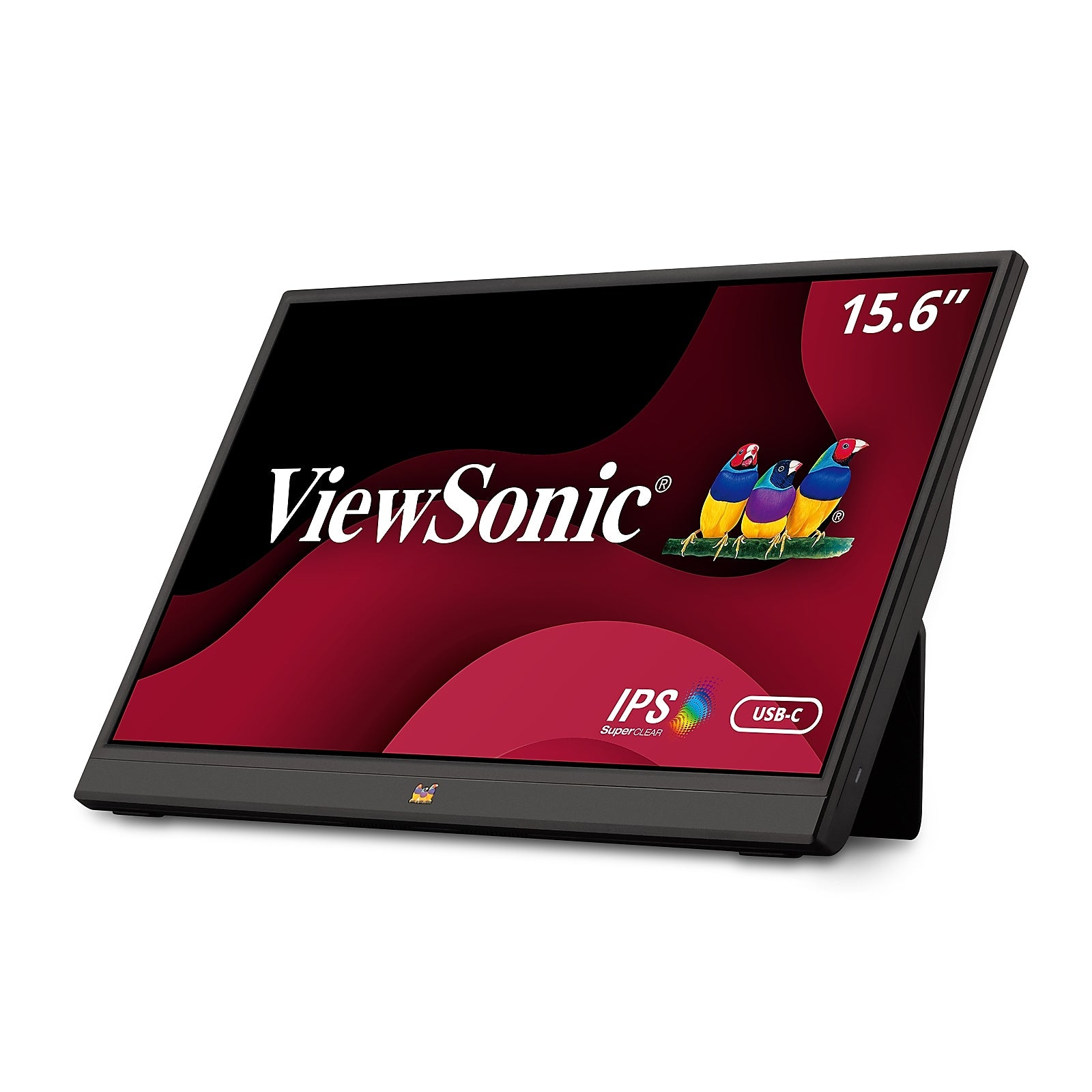 ViewSonic Portable 16" 60 Hz LED Monitor, Black (VA1655)