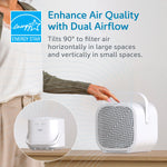 Pure Enrichment PureZone DUO Tabletop Air Purifier, White (PEAIRCB-W)