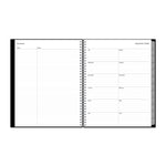 2025-2026 Blue Sky Enterprise 8.5" x 11" Academic Year Weekly & Monthly Planner, Plastic Cover, Black (130609-A26)
