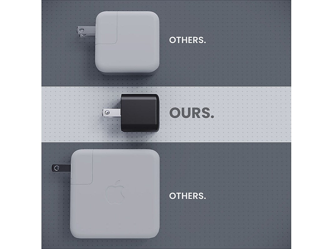 Journey Mini USB Type-C Wall Charger, Black (JWCG130BL)