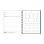 2025-2026 Blue Sky Tanya Blue 8.5" x 11" Academic Year Daily Planner, Plastic Cover, Multicolored (156259)