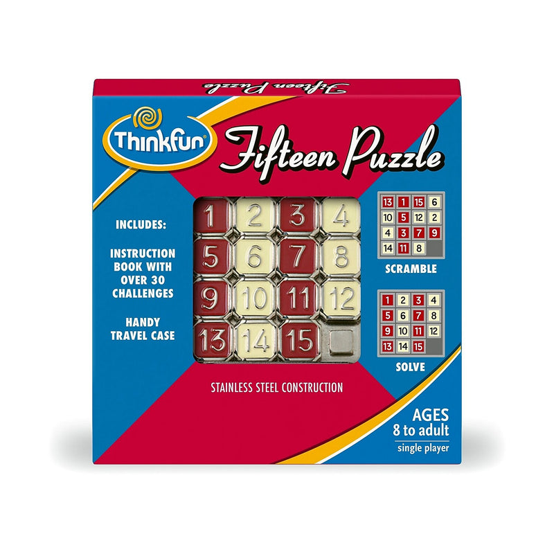 Ravensburger ThinkFun Fifteen Puzzle Travel Game (44004900)