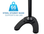 Mount-lt! Adjustable Monitor Mount, Up to 24", Black (MI-789)