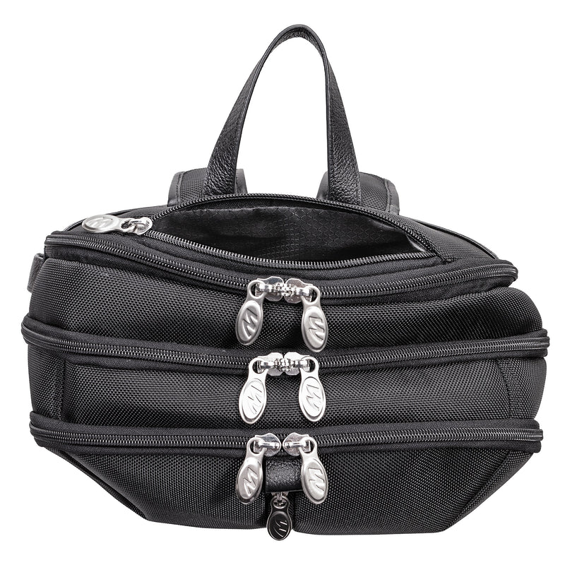McKlein U Series Englewood Laptop Backpack, Medium, Black (78895)