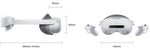 Pico 4 Ultra Enterprise Virtual Reality Headset, Qualcomm Snapdragon, Mixed Reality, White (P9001SW40679H)