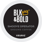 BLK & Bold Smoove Operator Coffee Keurig® K-Cup® Pods, Dark Roast, 80/Carton (OKB90056CT)
