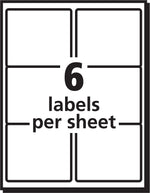 PRES-a-ply Laser/Inkjet Shipping Labels, 3-1/3" x 4", White, 600 Labels/Box (30604)