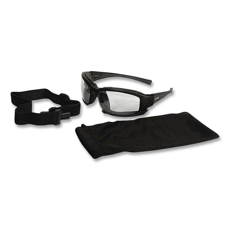 KleenGuard V50 Calico Anti-Fog Safety Glasses, Wraparound, Clear Lens (25672)