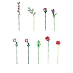 Contixo BK03 Spring Bouquet Floral Collection Building Block Set, 1,237 Pieces (CNXBK03)