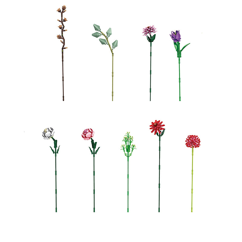 Contixo BK03 Spring Bouquet Floral Collection Building Block Set, 1,237 Pieces (CNXBK03)
