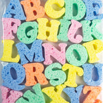 Captain Creative Super Sponges, Uppercase Alphabet, 2", Assorted Colors, 26/Set (APISS18002)