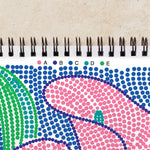 Lifelines FlowArt: Dot-By-Letter Botanicals Coloring Book, 20 Pages (165005)
