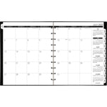 2025-2026 AT-A-GLANCE Move-A-Page 9" x 11" Academic Year Weekly & Monthly Planner, Plastic Cover, Black (70-957E-05-26)