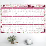 2025-2026 AT-A-GLANCE Badge Floral 36" x 24" Academic & Calendar Yearly Dry-Erase Wall Calendar, Reversible (1710F-550P-26)