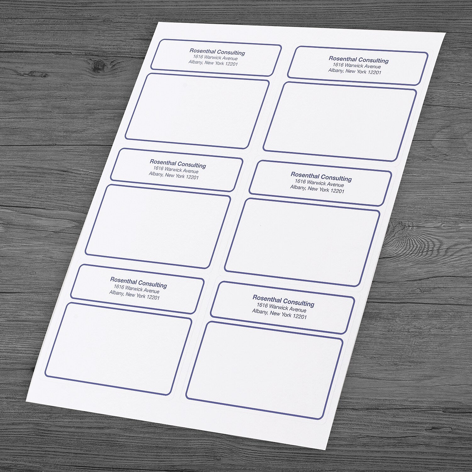Mailing Sheet Label, 3-1/3"x4", Qty 100