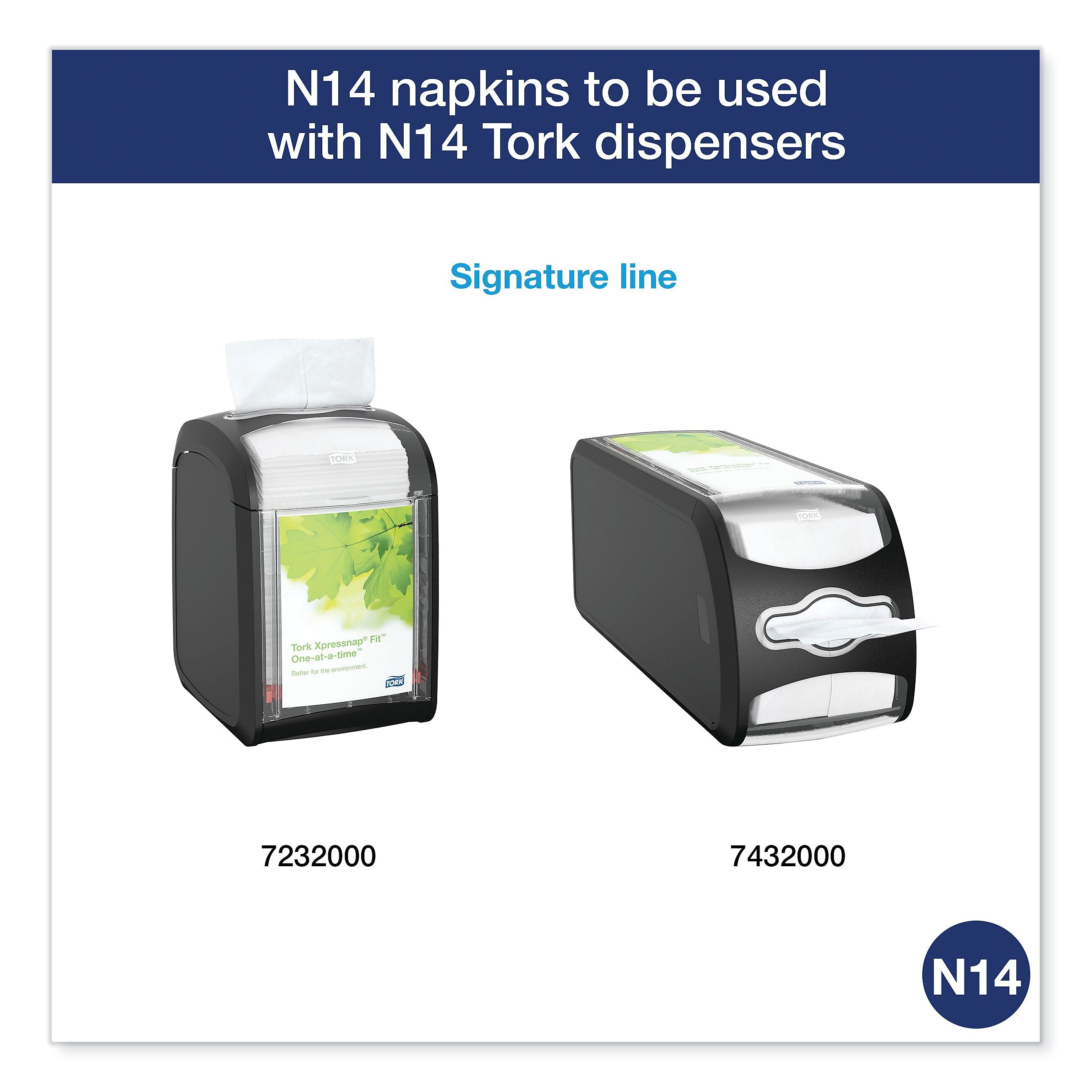 Tork Xpressnap Fit Dispenser Napkin, 2-Ply, Natural, 120 Napkins/Pack, 36 Packs/CT (TRKDX806E)