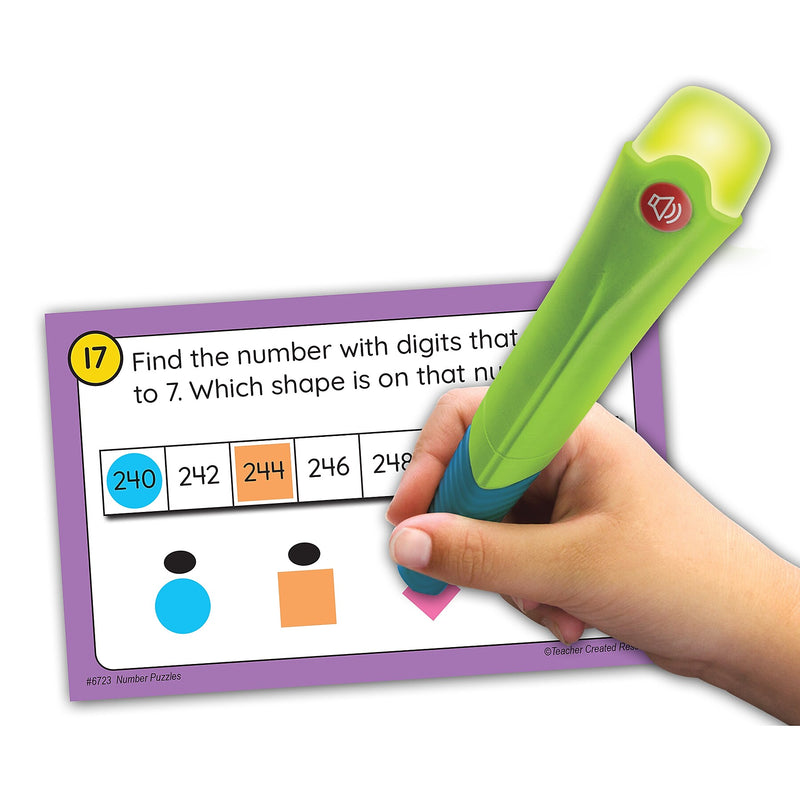 Teacher Created Resources Power Pen Play: Number Puzzles, 53/Pack (TCR6723)