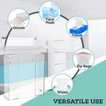 Viva Comfort Double Glove Dispenser, Clear (ADI902-02-MK)