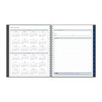 2026 Blue Sky Passages 8" x 10" Calendar Year Monthly Planner, Plastic Cover, Gray (100011-26)