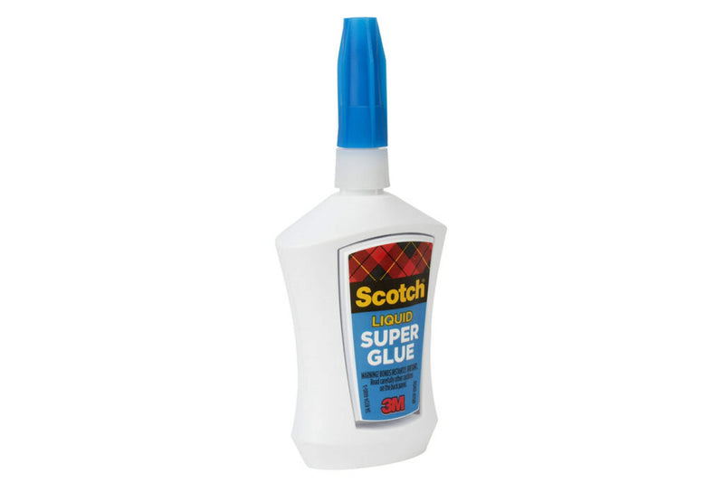Scotch® Super Glue, .14 oz., White (AD124)