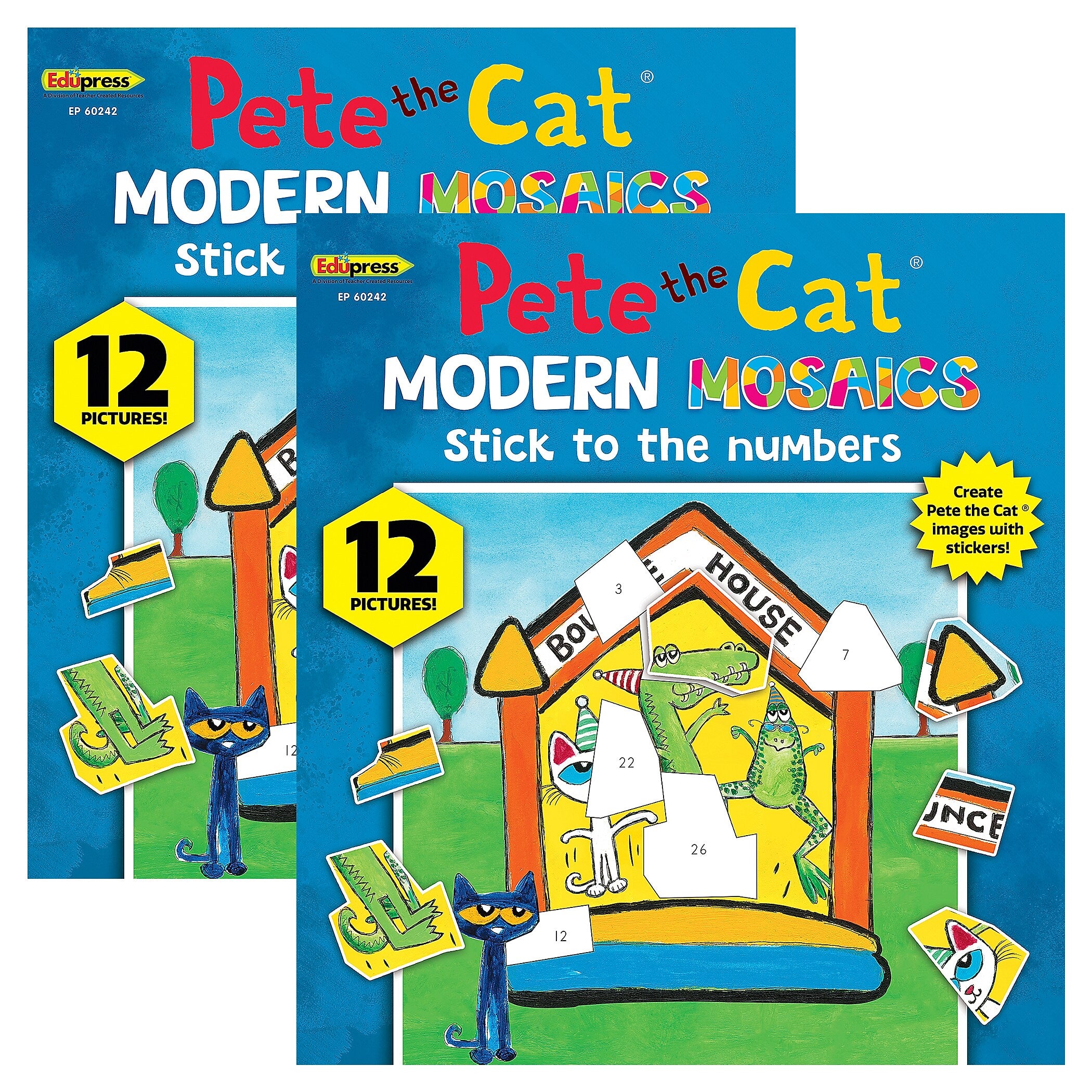 Teacher Created Resources Modern Mosaics: Pete the Cat Activity Book, 2/Bundle (TCR60242-2)