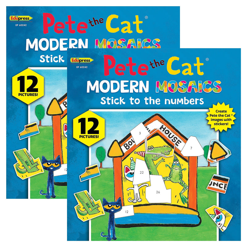 Teacher Created Resources Modern Mosaics: Pete the Cat Activity Book, 2/Bundle (TCR60242-2)