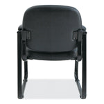 Alera® Genaro Series Fixed Arm Faux Leather Computer and Desk Chair, Black (ALERL43C16)