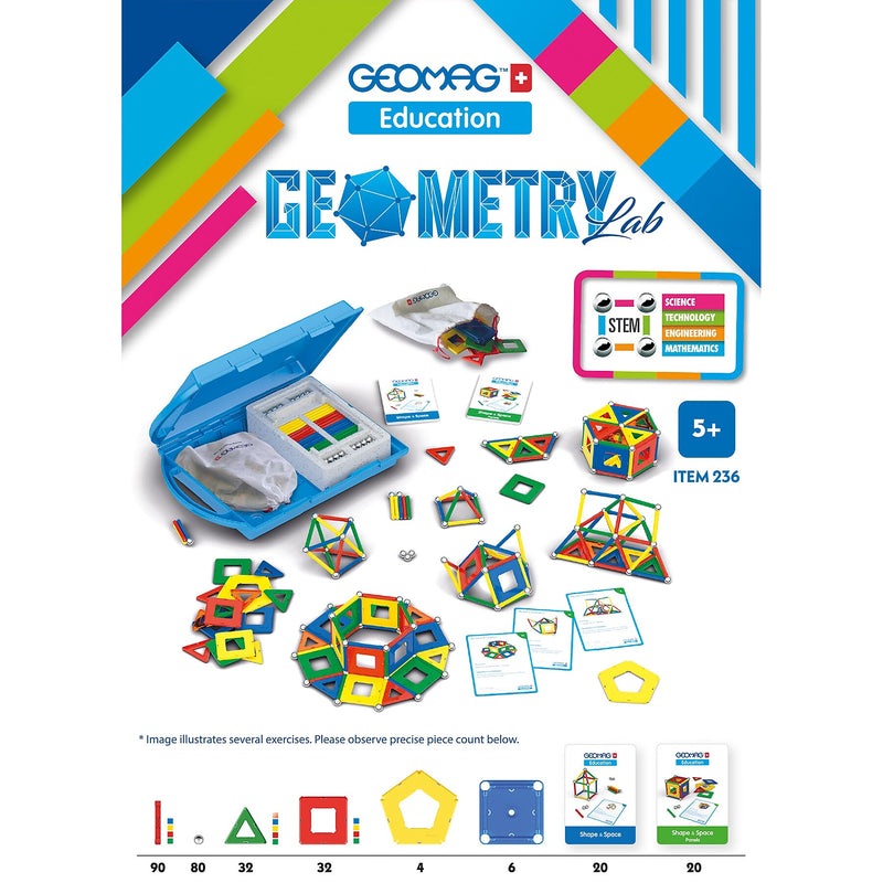 Geomag Geometry Lab Recycled, 244 Pieces (GMW236)