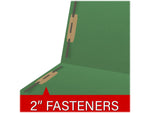 Medical Arts Press Reinforced End Tab File Folder, Straight Cut, Letter-Size, Green, 250/Carton (S-01502-GRN-B)