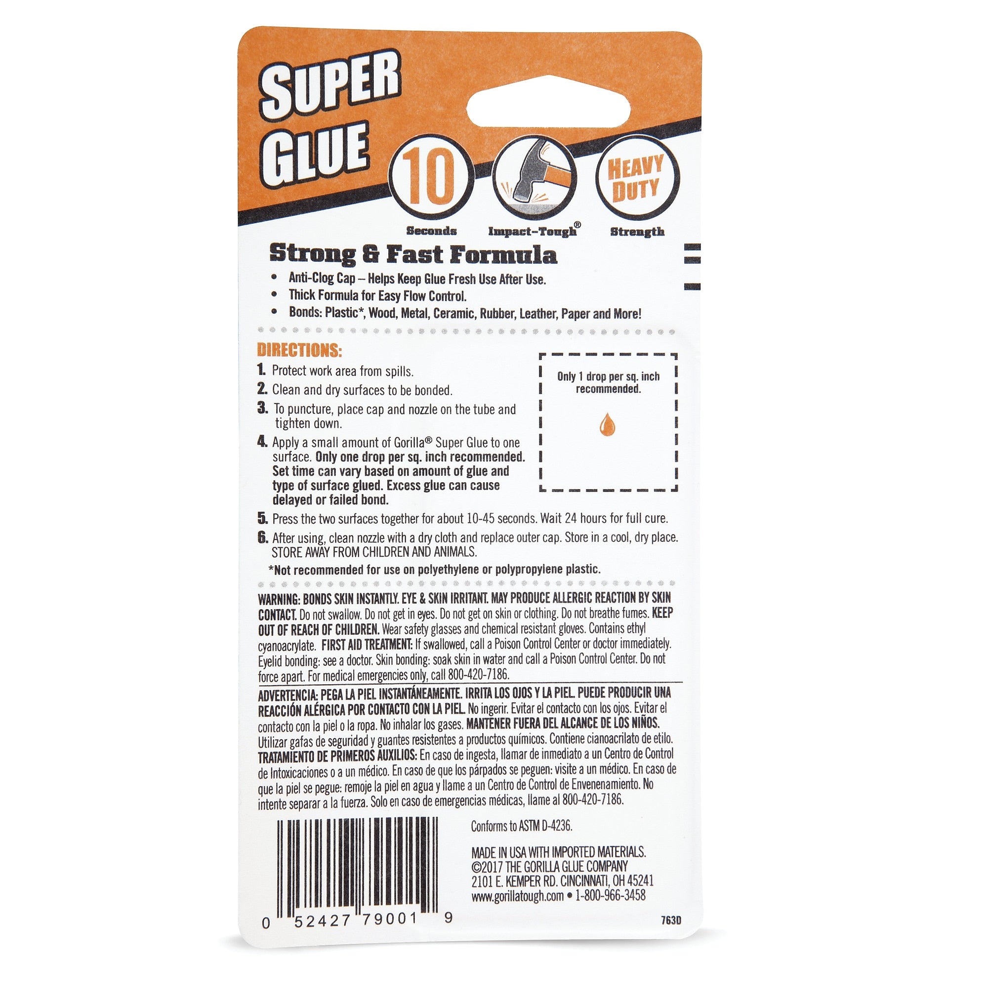 GLUE,SUPER,15G,4/CT,CLR