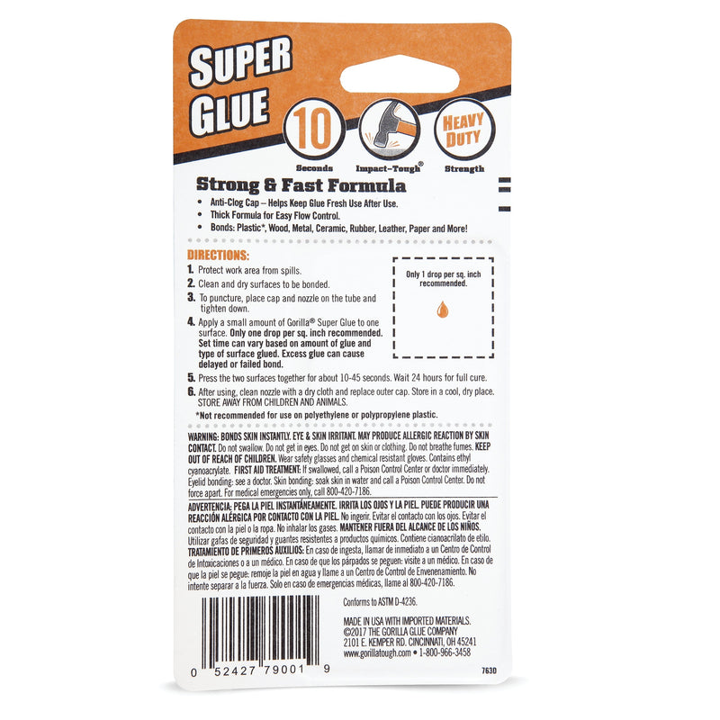 GLUE,SUPER,15G,4/CT,CLR