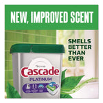 Cascade Platinum ActionPacs Dishwasher Detergent, Fresh Scent, 14 oz., 26 Pacs/Pack, 4 Packs/Carton (80797184)