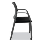 HON Nucleus Series Recharge Fabric/Mesh Guest Chair, Black (HONNR6FMC10P71)
