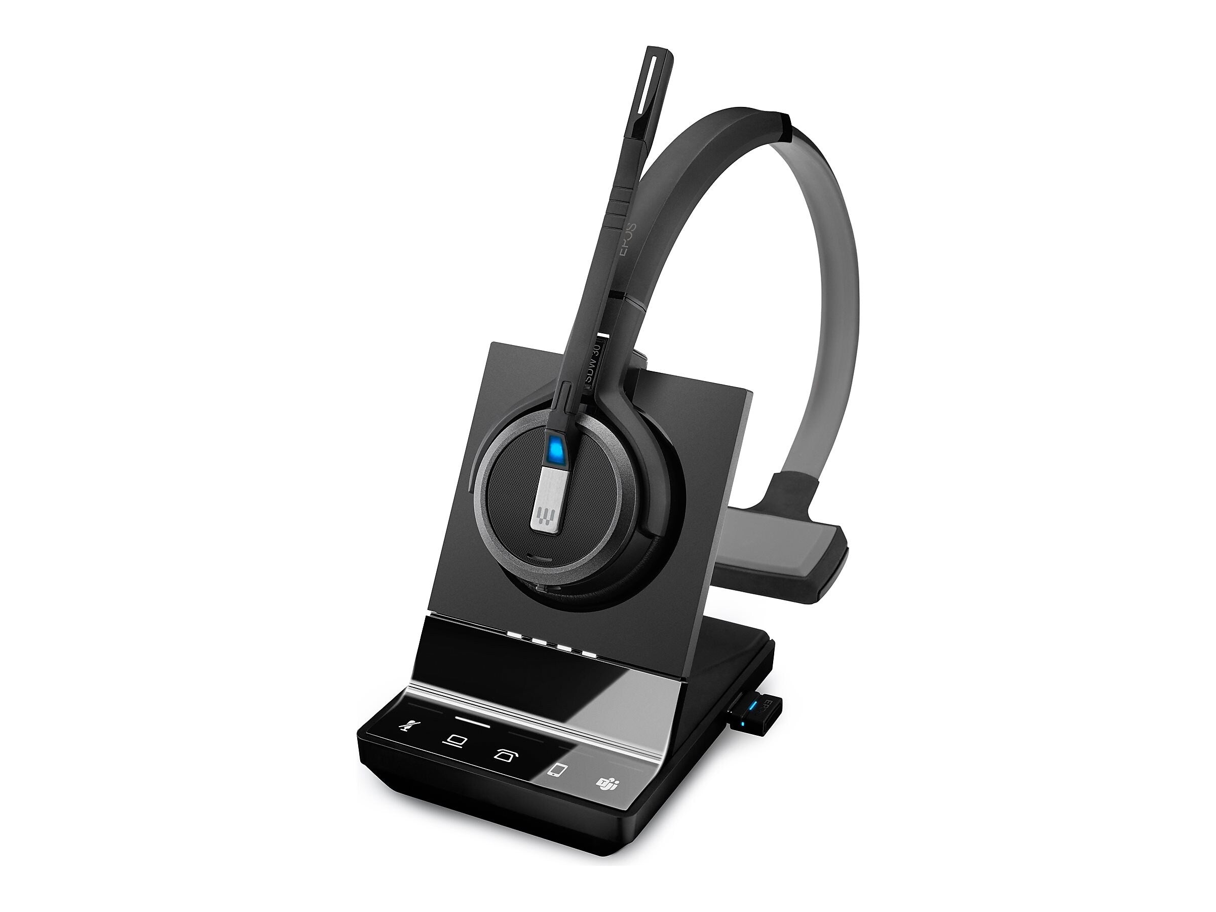 EPOS IMPACT SDW 5036T MS Mono Noise Cancelling Bluetooth Wireless On Ear Headset, Black (1001038)