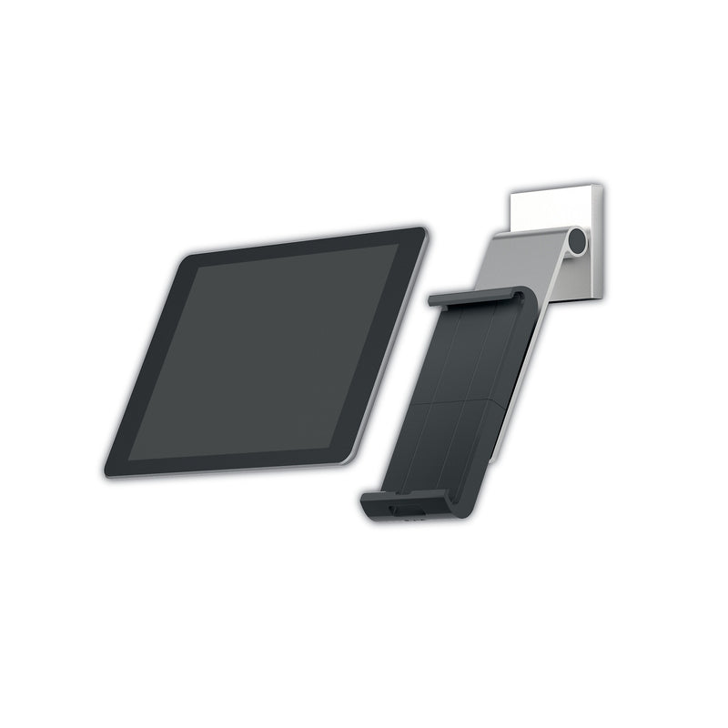 Durable Mountable Tablet Holder, Silver/Charcoal Gray (DBL893523)