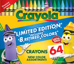 Crayola Limited Edition Collection Crayons, Assorted Colors, 64/Box (52-3021)