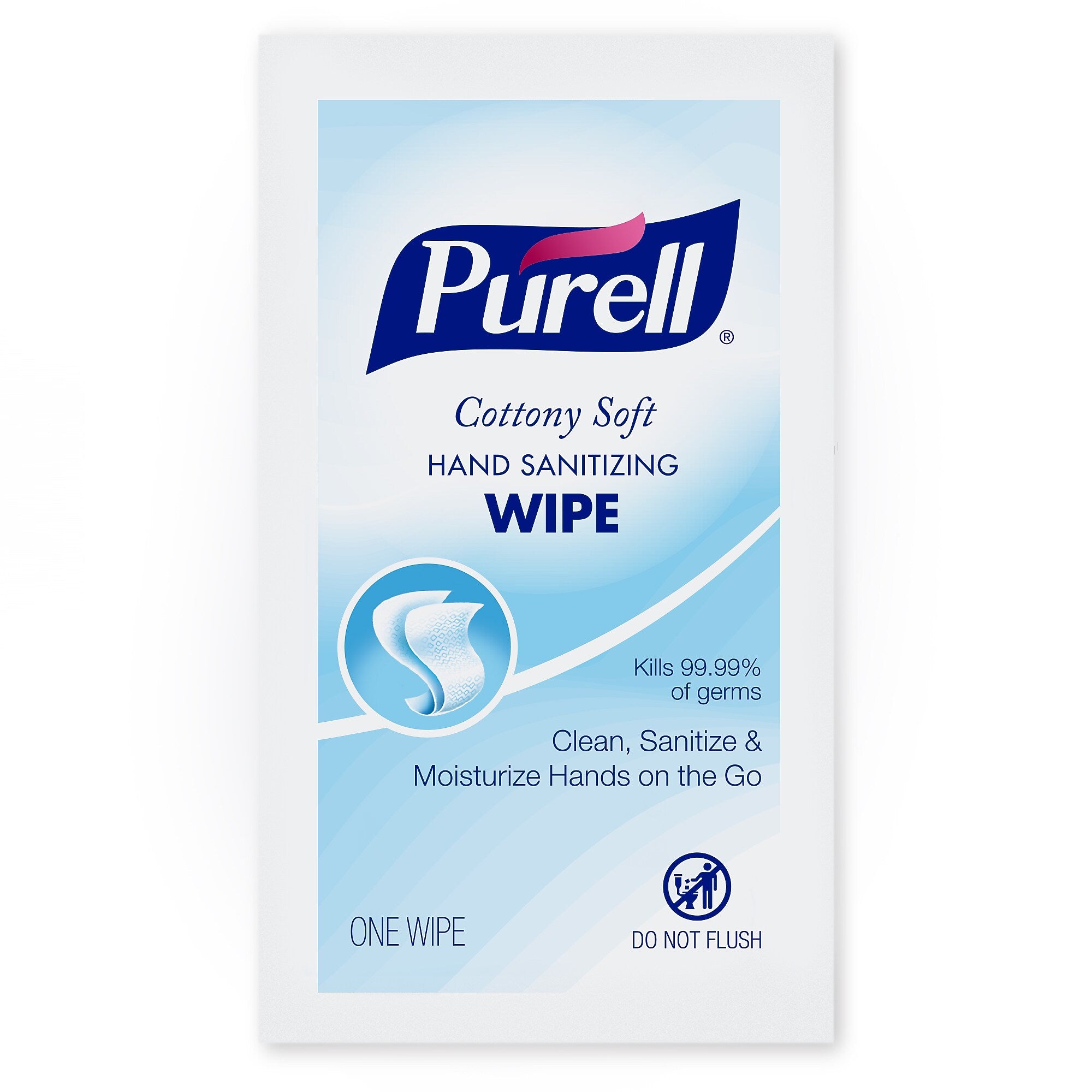 PURELL Cottony Soft 62% Alcohol Hand Sanitizing Wipes, 480 Wipes/Carton (9025-12)