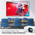 ViewSonic 5000 Lumens WXGA Laser Projector with 1.3x Optical Zoom, White/Black (LS740W)