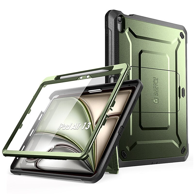 SUPCASE Unicorn Beetle Pro Plastic 13" Fullbody Case for iPad Air 13", Green