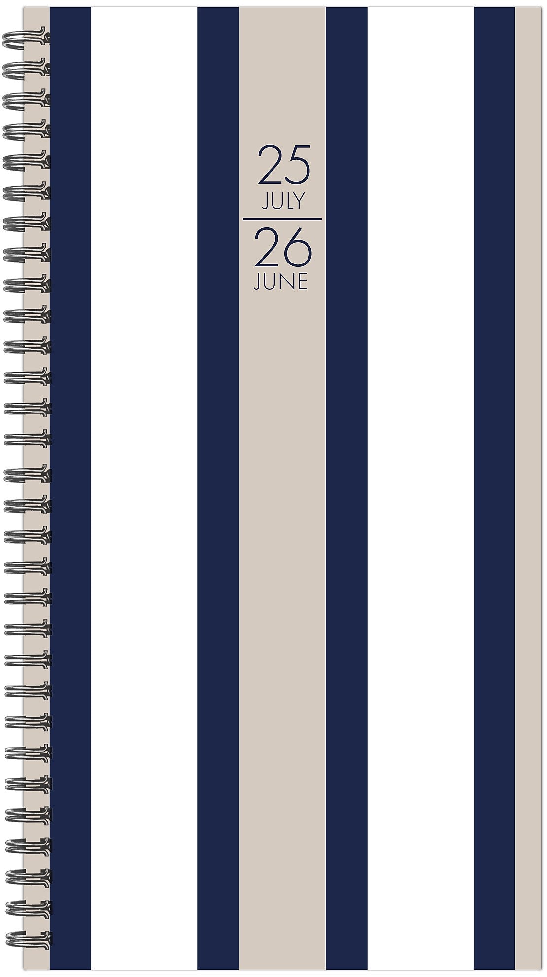 2025-2026 Willow Creek Pinstripe 3.5" x 6.5" Academic Year Weekly & Monthly Planner, Multicolored (54802)