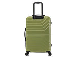 InUSA Aurum 27.98" Hardside Suitcase, 4-Wheeled Spinner, Green (IUAUR00M-GRN)