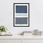 Amanti Art Painted Weaving V Gray by Piper Rhue Wood Framed Wall Art Print, 18" x 26" (A42675461062)