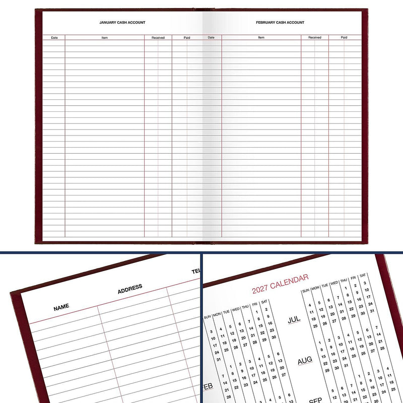 AT-A-GLANCE 2026 Hardcover Diary, 5.75" x 8.25", Red, (SD389-13-26)