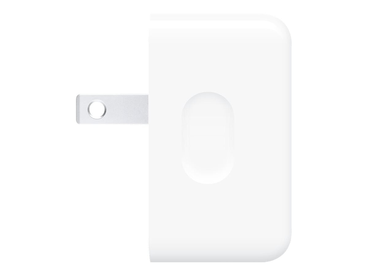 Apple 35W Dual USB-C Port Compact Power Adapter for MacBook Air, White (MW2H3AM/A)