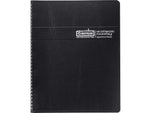 2024-2025 House of Doolittle 8.5" x 11" Academic Monthly Planner, Leatherette Cover, Black (26502-25)