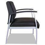 Alera metaLounge Series Polyurethane Bariatric Guest Chair, Black (ALEML2219)
