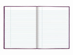 Blueline Hardcover Executive Journal, 7.25" x 9.25", Wide-Ruled, Grape, 144 Pages (A7.RAS)