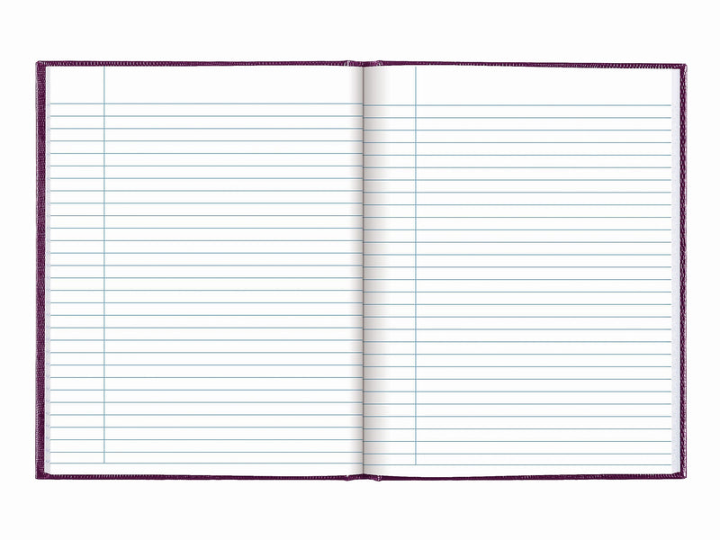 Blueline Hardcover Executive Journal, 7.25" x 9.25", Wide-Ruled, Grape, 144 Pages (A7.RAS)
